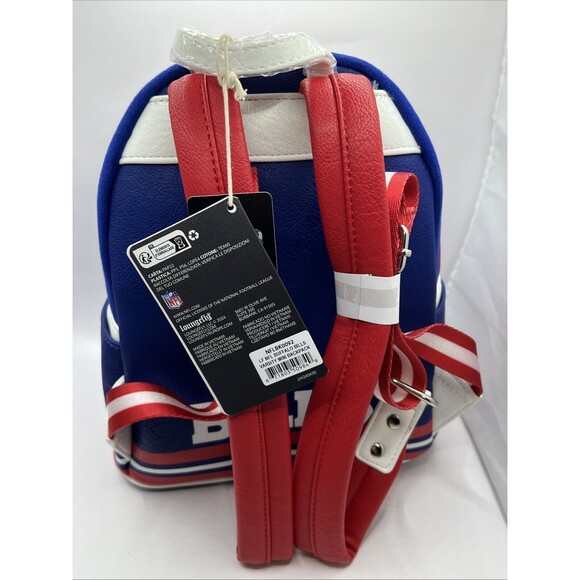 Loungefly NFL Buffalo Bills Varsity Mini Backpack NEW! main image 11